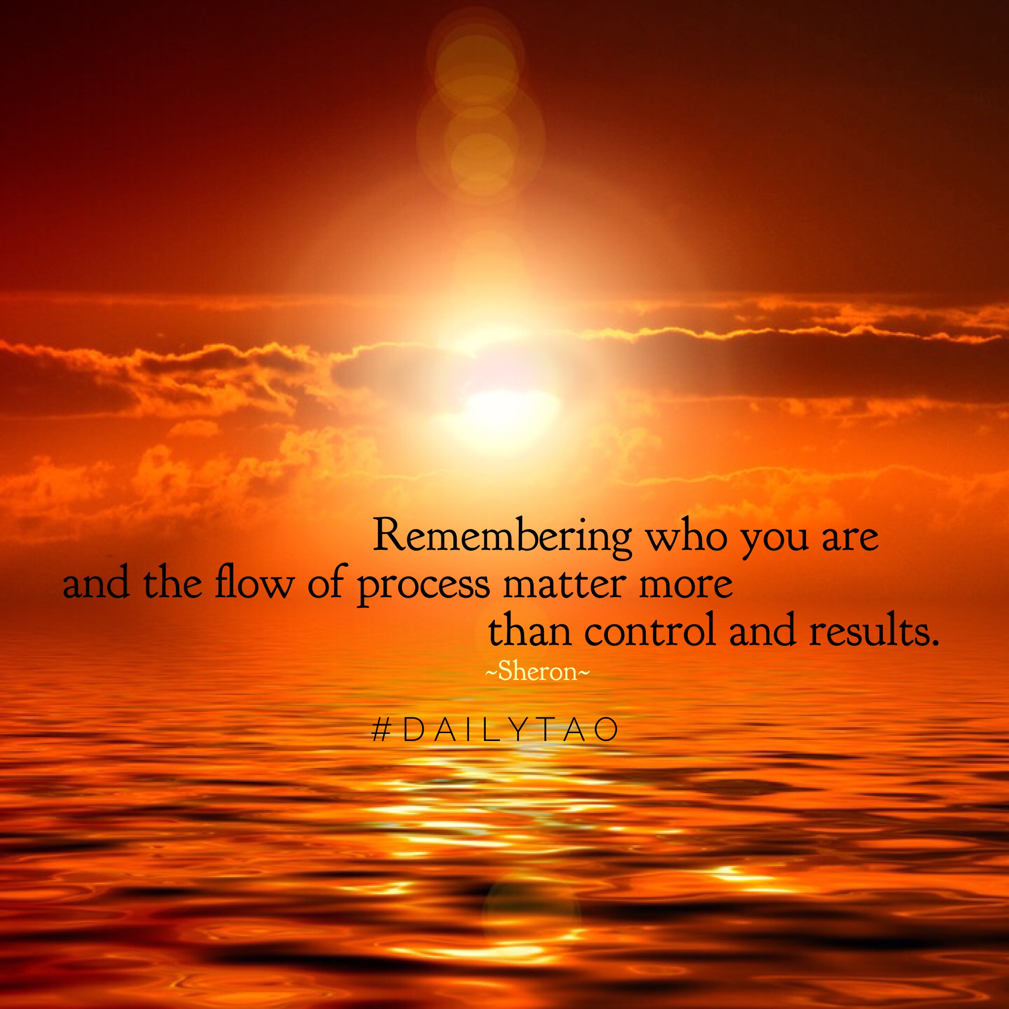 Care for the Process Rather than Control the Outcome