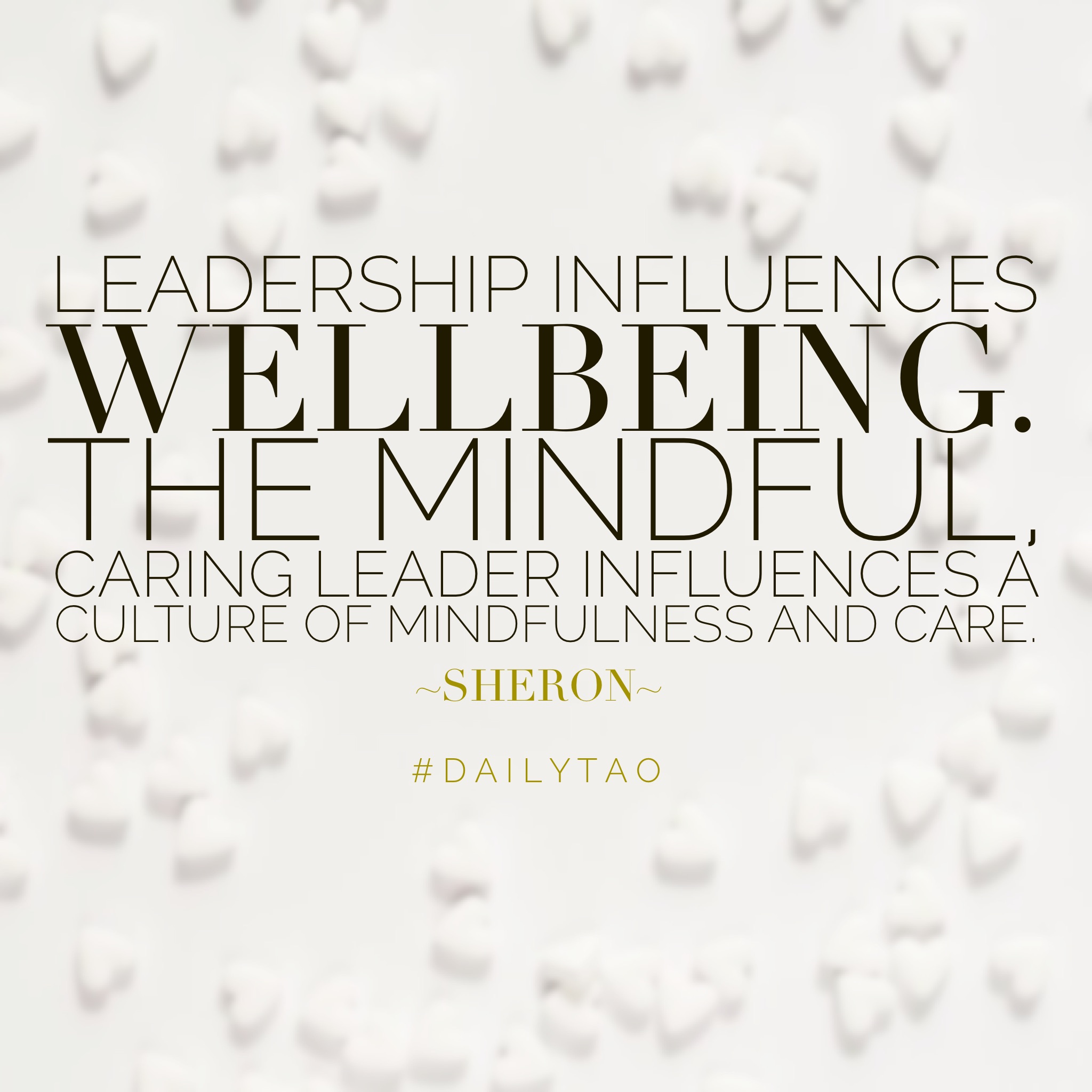 Wellbeing: The Offspring of Mindful Leadership