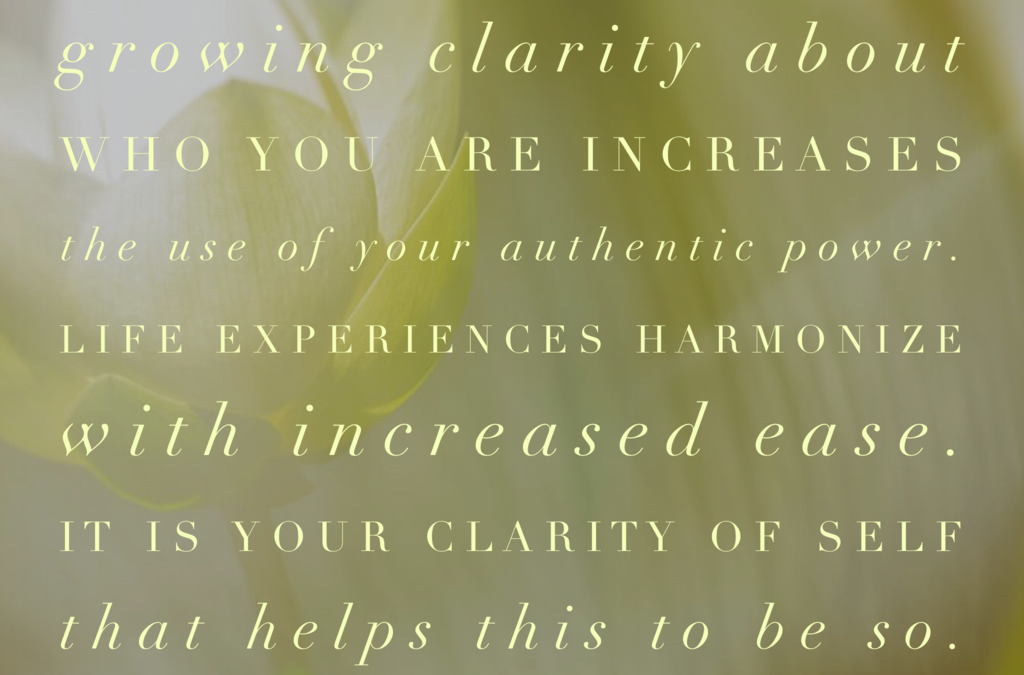 Increase Your Clarity of Self