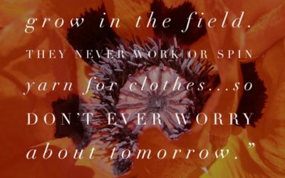 Sunday’s Sweet Inspiration – “Don’t Ever Worry:” 3 Ways to Make that Happen