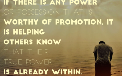 Power Worthy of Promotion