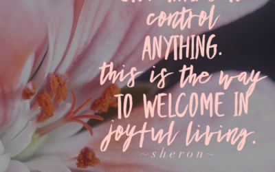 Welcome in Joyful Living