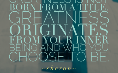 The Origin of Greatness